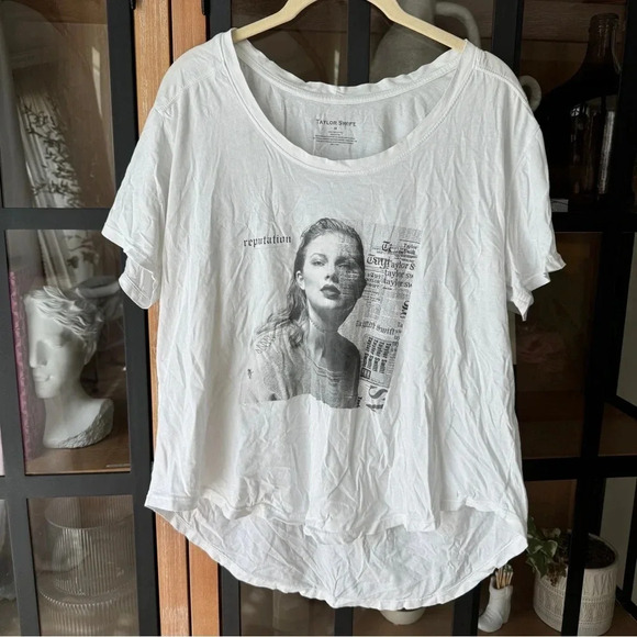 2017 Taylor Swift Reputation tee short sleeve eras tour album cover tshirt merch - Picture 1 of 4